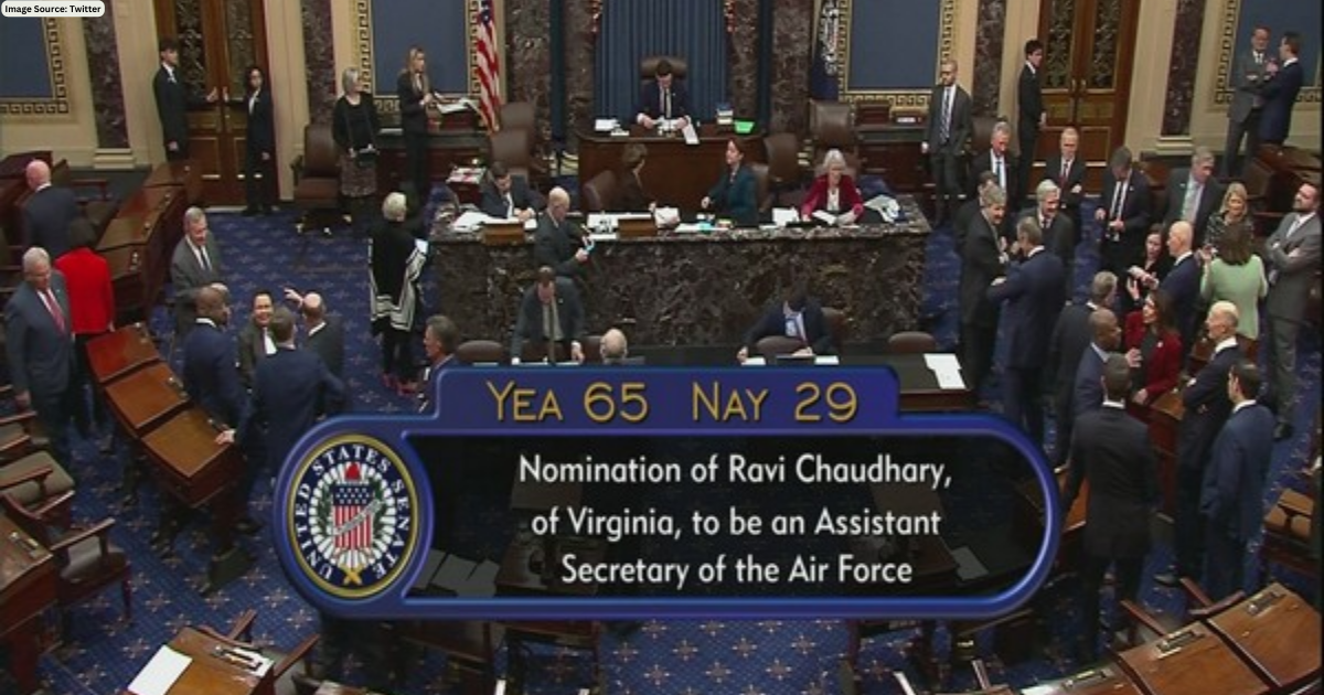 US Senate confirms Indian-origin Ravi Chaudhary as Assistant Secretary of Air Force